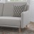 Flash Furniture HC-1035-GY-GG Convertible Split Back Sofa Futon with Curved Armrests and Solid Wood Legs - Gray Faux Linen Upholstery addl-5