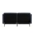 Flash Furniture HC-1035-NV-GG Convertible Split Back Sofa Futon with Curved Armrests and Solid Wood Legs - Navy Faux Linen Upholstery addl-7