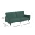 Flash Furniture HC-1044-GN-GG Emerald Velvet Split Back Sofa Futon Sleeper Couch with Wooden Legs addl-4