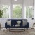 Flash Furniture HC-1044-NV-GG Navy Split Back Sofa Futon Sleeper Couch with Wooden Legs addl-1