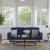 Flash Furniture HC-1060-NV-GG Navy Tufted Split Back Sofa Futon Sleeper Couch with Wooden Legs addl-1