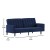 Flash Furniture HC-1060-NV-GG Navy Tufted Split Back Sofa Futon Sleeper Couch with Wooden Legs addl-4