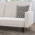 Flash Furniture HC-1060-STONE-GG Stone Faux Linen Tufted Split Back Sofa Futon Sleeper Couch with Wooden Legs addl-6
