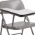 Flash Furniture HF-309AST-RT-GG Steel Folding Chair with Right Handed Tablet Arm addl-10