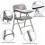 Flash Furniture HF-309AST-RT-GG Steel Folding Chair with Right Handed Tablet Arm addl-4