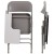 Flash Furniture HF-309AST-RT-GG Steel Folding Chair with Right Handed Tablet Arm addl-7