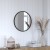 Flash Furniture HFKHD-0GD-CRE8-981315-GG 20" Round Black Metal Framed Wall Mirror addl-1