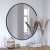 Flash Furniture HFKHD-6GD-CRE8-091315-GG 36" Round Black Metal Framed Wall Mirror addl-1