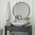 Flash Furniture HFKHD-6GD-CRE8-091315-GG 36" Round Black Metal Framed Wall Mirror addl-5