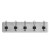 Flash Furniture HFKHD-GDI-CRE8-332315-GG Wall Mounted 24" Whitewashed Solid Pine Wood Storage Rack with 5 Hooks addl-10