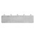 Flash Furniture HFKHD-GDI-CRE8-332315-GG Wall Mounted 24" Whitewashed Solid Pine Wood Storage Rack with 5 Hooks addl-7