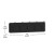 Flash Furniture HFKHD-GDI-CRE8-432315-GG Wall Mounted 24" Black Solid Pine Wood Storage Rack with 5 Hooks addl-4