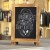 Flash Furniture HFKHD-GDIS-CRE8-122315-GG 9.5" x 14" Torched Wood Tabletop or Wall Mount Magnetic Chalkboard Sign addl-1