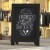 Flash Furniture HFKHD-GDIS-CRE8-222315-GG 9.5" x 14" Black Tabletop or Wall Mount Magnetic Chalkboard Sign addl-1