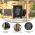 Flash Furniture HFKHD-GDIS-CRE8-222315-GG 9.5" x 14" Black Tabletop or Wall Mount Magnetic Chalkboard Sign addl-3