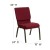 Flash Furniture XU-CH-60096-BY-GG Hercules Series 18.5" Burgundy Fabric Stacking Church Chair with Gold Vein Frame addl-1