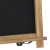 Flash Furniture HFKHD-GDIS-CRE8-622315-GG 12" x 17" Torched Wood Tabletop or Wall Mount Magnetic Chalkboard Sign addl-8