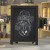 Flash Furniture HFKHD-GDIS-CRE8-722315-GG 12" x 17" Black Tabletop or Wall Mount Magnetic Chalkboard Sign addl-1