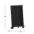 Flash Furniture HFKHD-GDIS-CRE8-722315-GG 12" x 17" Black Tabletop or Wall Mount Magnetic Chalkboard Sign addl-4