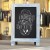 Flash Furniture HFKHD-GDIS-CRE8-912315-GG 9.5" x 14" Rustic Blue Tabletop or Wall Mount Magnetic Chalkboard Sign addl-1