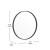 Flash Furniture HFMHD-75G-CRE8-412315-GG 27.5" Round Black Metal Framed Wall Mirror addl-4