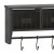 Flash Furniture HFMHD-GDI-CRE8-112315-GG 24" Wall Mounted Coat Rack with Upper Shelf, Wire Baskets, and Hooks, Blackwashed addl-8