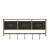 Flash Furniture HFMHD-GDI-CRE8-902315-GG 24" Wall Mounted Coat Rack with Upper Shelf, Wire Baskets, and Hooks, Rustic Brown addl-10