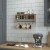 Flash Furniture HFMHD-GDI-CRE8-902315-GG 24" Wall Mounted Coat Rack with Upper Shelf, Wire Baskets, and Hooks, Rustic Brown addl-6