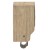 Flash Furniture HFMHD-GDI-CRE8-902315-GG 24" Wall Mounted Coat Rack with Upper Shelf, Wire Baskets, and Hooks, Rustic Brown addl-9