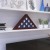 Flash Furniture HFMHD-GDIS-CRE8-254315-GG Mahogany Memorial Flag Display Case for 9.5" x 5" American Veteran Flag addl-5