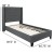 Flash Furniture HG-45-GG Twin Size Tufted Upholstered Platform Bed, Dark Gray Fabric addl-3