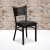 Flash Furniture XU-DG-60099-COF-BLKV-GG Coffee Back Black Metal Restaurant Chair with Black Vinyl Seat addl-2