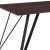 Flash Furniture HG-DT012-64054-GG 31.5" x 63" Dark Ash Rectangular Dining Table addl-3