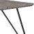 Flash Furniture HG-DT012-78054-GG 31.5" x 63" Faux Concrete Rectangular Dining Table addl-8