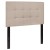 Flash Furniture HG-HB1704-T-B-GG Tufted Upholstered Twin Size Headboard, Beige Fabric addl-2