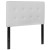Flash Furniture HG-HB1705-T-W-GG Lennox Tufted Upholstered Twin Size Headboard, White Vinyl addl-2