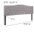 Flash Furniture HG-HB1708-K-LG-GG Light Gray Tufted Upholstered King Size Headboard, Fabric addl-5