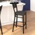 Flash Furniture XU-DG-60116-GRD-BAR-BLKV-GG Grid Back Black Metal Restaurant Barstool with Black Vinyl Seat addl-4