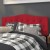 Flash Furniture HG-HB1708-Q-R-GG Red Tufted Upholstered Queen Size Headboard, Fabric addl-1