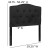 Flash Furniture HG-HB1708-T-BK-GG Black Tufted Upholstered Twin Size Headboard, Fabric addl-6