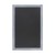 Flash Furniture HGWA-1GD-CRE8-072315-GG Canterbury 24" x 36" Rustic Blue Wall Mount Magnetic Chalkboard Sign with Eraser addl-10