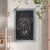 Flash Furniture HGWA-1GD-CRE8-072315-GG Canterbury 24" x 36" Rustic Blue Wall Mount Magnetic Chalkboard Sign with Eraser addl-1