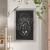 Flash Furniture HGWA-2GD-CRE8-691315-GG Canterbury 24" x 36" Whitewashed Wall Mount Magnetic Chalkboard Sign with Eraser addl-1
