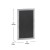 Flash Furniture HGWA-2GD-CRE8-691315-GG Canterbury 24" x 36" Whitewashed Wall Mount Magnetic Chalkboard Sign with Eraser addl-4