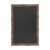 Flash Furniture HGWA-3GD-CRE8-791315-GG Canterbury 24" x 36" Torched Wood Wall Mount Magnetic Chalkboard Sign with Eraser addl-10