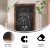 Flash Furniture HGWA-3GD-CRE8-791315-GG Canterbury 24" x 36" Torched Wood Wall Mount Magnetic Chalkboard Sign with Eraser addl-3