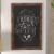 Flash Furniture HGWA-3GD-CRE8-791315-GG Canterbury 24" x 36" Torched Wood Wall Mount Magnetic Chalkboard Sign with Eraser addl-6