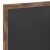 Flash Furniture HGWA-3GD-CRE8-791315-GG Canterbury 24" x 36" Torched Wood Wall Mount Magnetic Chalkboard Sign with Eraser addl-8