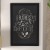 Flash Furniture HGWA-4GD-CRE8-172315-GG Canterbury 24" x 36" Black Wall Mount Magnetic Chalkboard Sign with Eraser addl-6