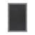 Flash Furniture HGWA-5GD-CRE8-272315-GG Canterbury 24" x 36" Rustic Gray Wall Mount Magnetic Chalkboard Sign with Eraser addl-10